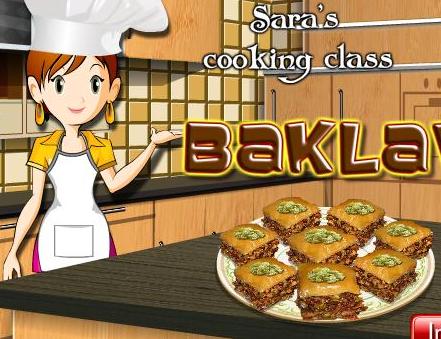 Sara Cooking Class Baklava Recipe Game For Girls 2013 New Online.JPG